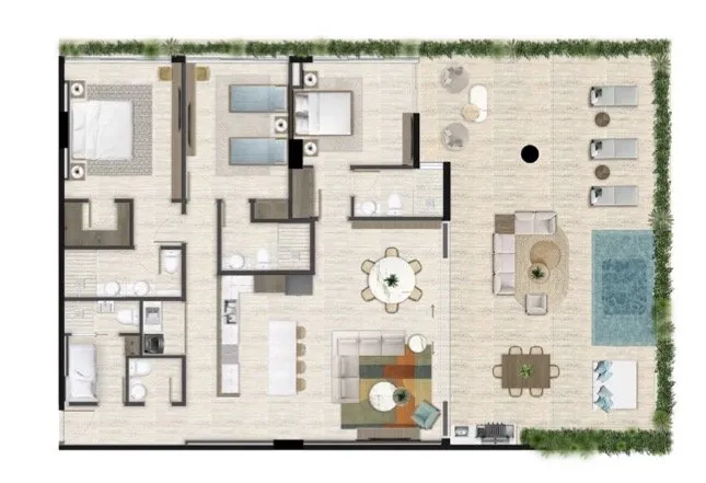 3 Bed + Service (A)